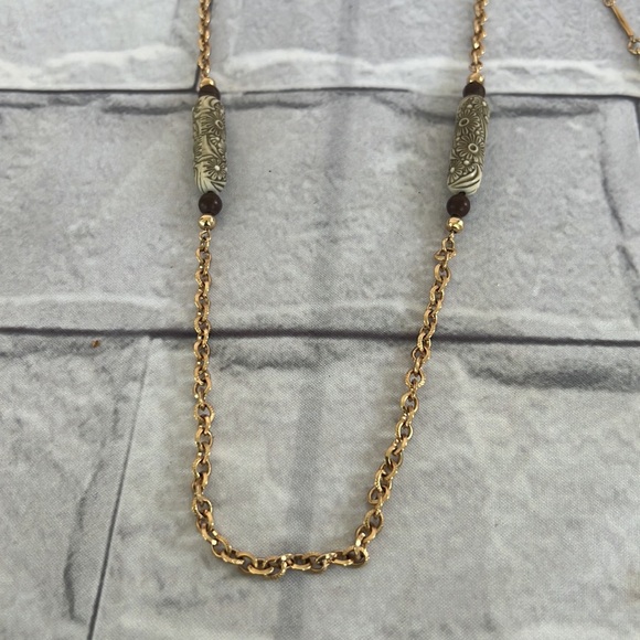 Sarah Coventry bundle of 2 gold tone beaded necklaces - Picture 3 of 9